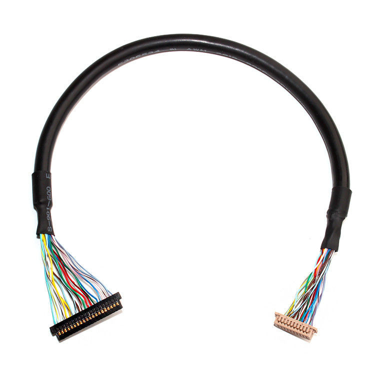 De LVDS-kabel assemblage met een 1,0 mm pitch en 32AWG, met behulp van de  DF13-20DS-1.25C LCD-connector