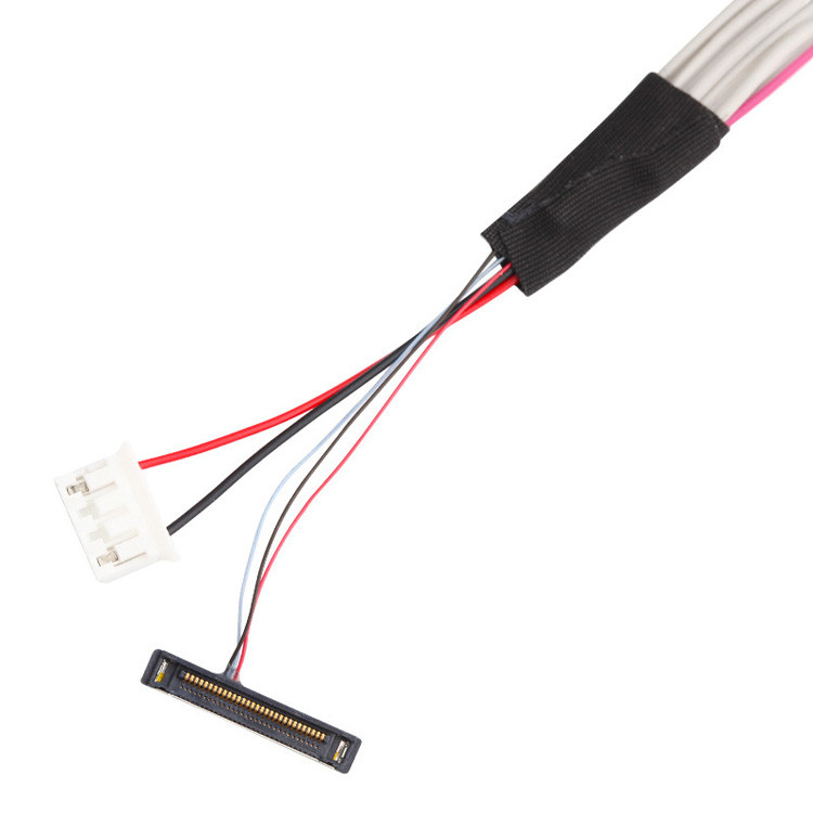 De LVDS-kabel assemblage met een 1,0 mm pitch en 32AWG, met behulp van de  DF13-20DS-1.25C LCD-connector