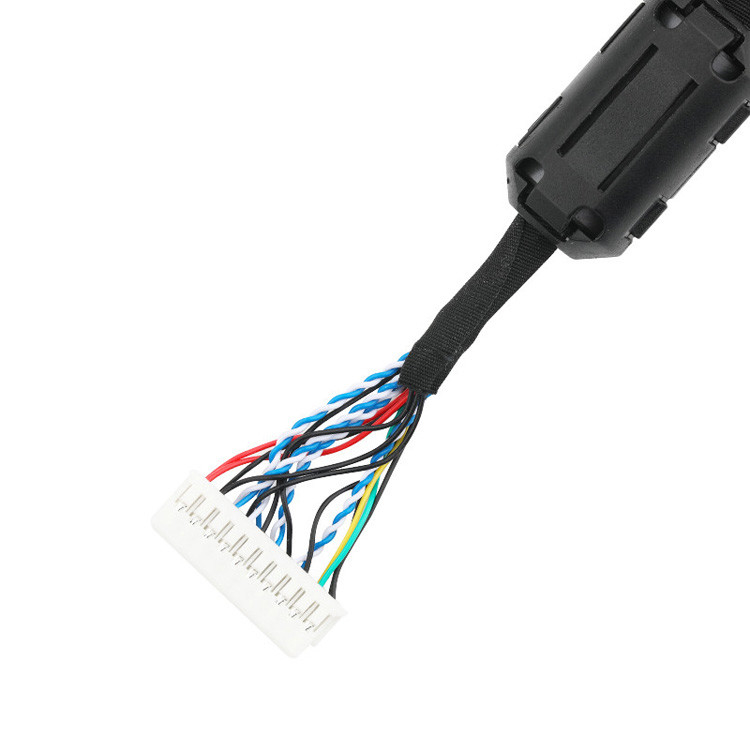 Een LVDS-EDP-kabelassemblage van JST PHDR-20V naar JAE FI-S20S LVDS-connectorkabel