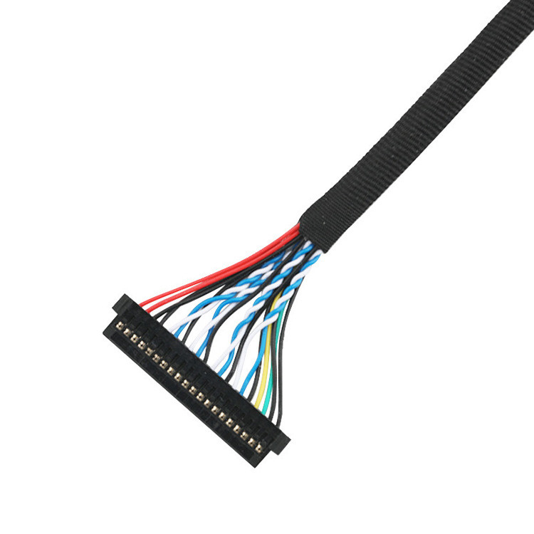 Een LVDS-EDP-kabelassemblage van JST PHDR-20V naar JAE FI-S20S LVDS-connectorkabel