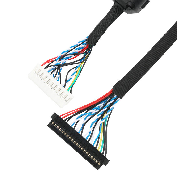 Een LVDS-EDP-kabelassemblage van JST PHDR-20V naar JAE FI-S20S LVDS-connectorkabel