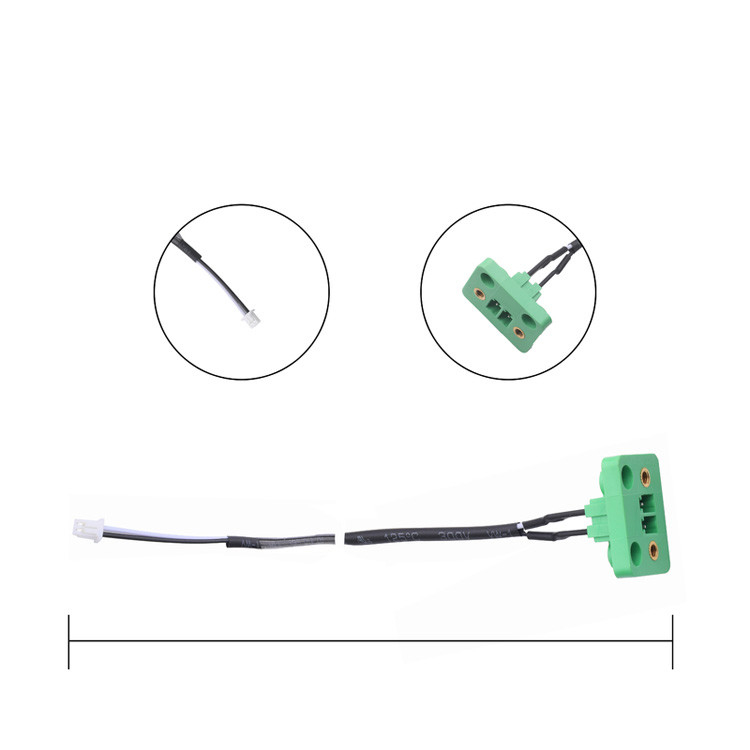 Een aangepaste LVDS-kabel met UL-certificering, met een toonhoogte van 1,25 mm en 2 pinnen, ontworpen voor LCD-LVDS-toepassingen