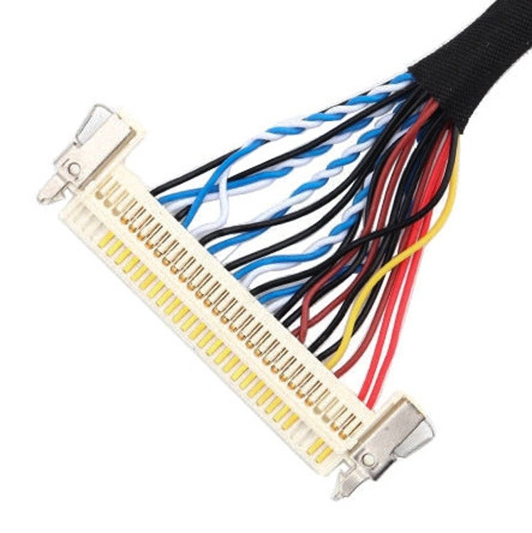 24pin MOLEX 504186-2400 30pin JAE FI-X30HL LCD LVDS Kabel Montage Lengte aanpassen