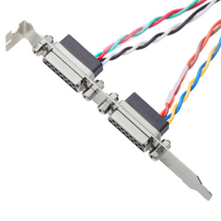 2 van de de Kabeldb15 Schakelaar van paarlvds Wijfje 15 Speld 205205-2 Elektro aan Speld 40