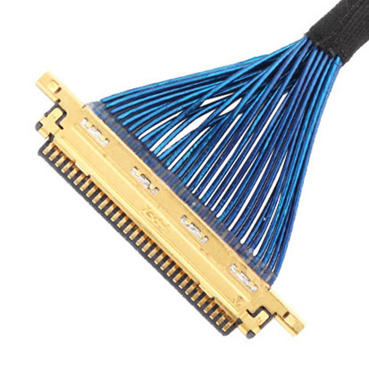 Micro coaxiale 20453-030T tot 20453-030T LVDS EDP-kabelassemblage 0,5 mm pitch