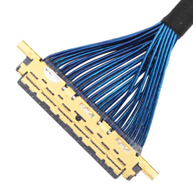 Micro coaxiale 20453-030T tot 20453-030T LVDS EDP-kabelassemblage 0,5 mm pitch
