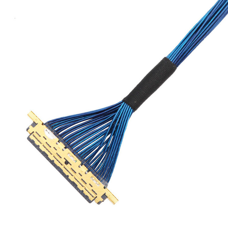 Micro coaxiale 20453-030T tot 20453-030T LVDS EDP-kabelassemblage 0,5 mm pitch