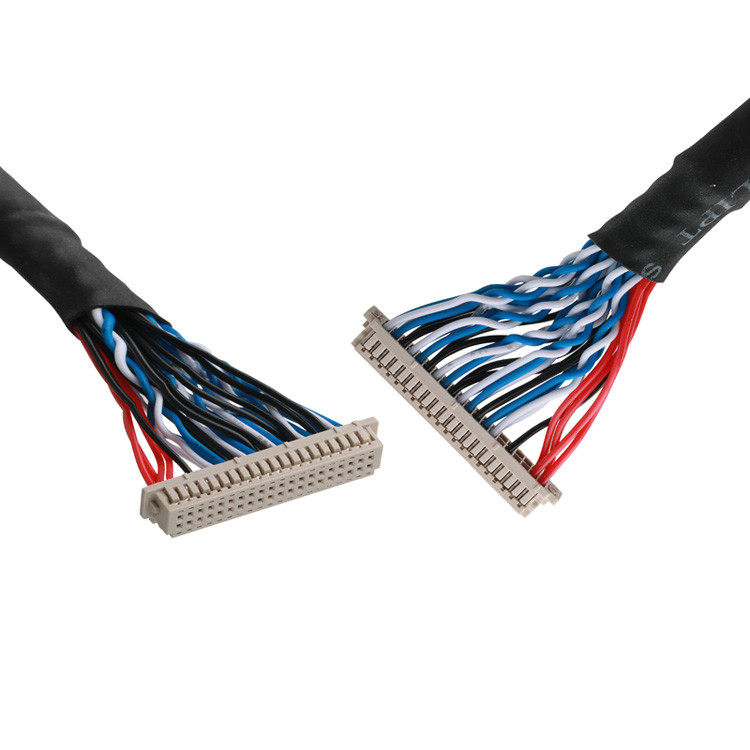 OEM/ODM Customized Length Wire Cable UL1061 30AWG van JAE FI-RE51HL-51Pin naar  DF13-40DS
