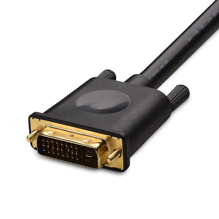 ROHS DVI-I 24+5 Pin To VGA Kabel LVDS LCD Assembly Connector OEM / ODM