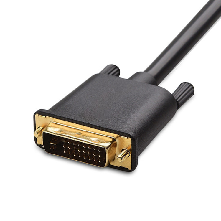 ROHS DVI-I 24+5 Pin To VGA Kabel LVDS LCD Assembly Connector OEM / ODM