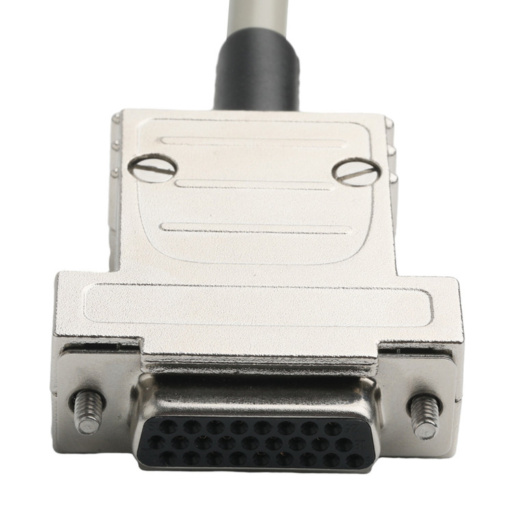 Hd D-Sub naar Mdr Plug Connector Kabel 14p*28 Awg Od 7.0mm Beige PVC Jack
