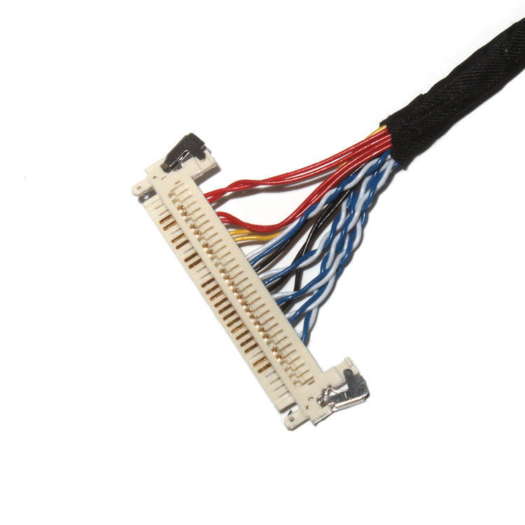 Aanpassen Lengte 2.0mm Pitch Lvds Kabel Assemblage 30 Pin IPEX DF11-24DS-2C naar FI-X3OHL OEM/ODM