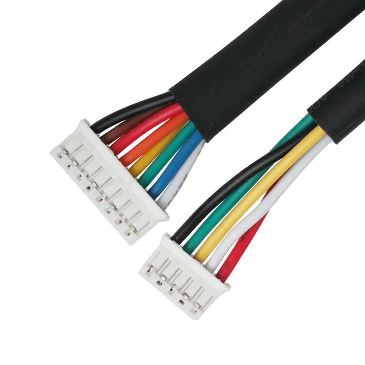 OEM/ODM-kabelassemblage met een pitch van 2,0 mm, die JST PHR-14P verbindt met JST PHR-8P en JST PHR-5P-connectoren