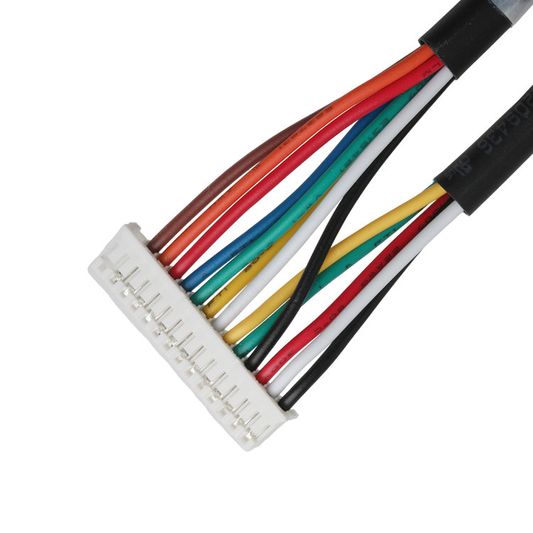 OEM/ODM-kabelassemblage met een pitch van 2,0 mm, die JST PHR-14P verbindt met JST PHR-8P en JST PHR-5P-connectoren