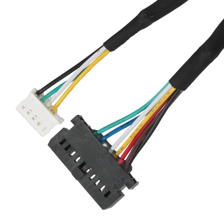 OEM/ODM LVDS kabel van LHE PHSD 30P pitch 2.0mm tot A2545 20P pitch 2.54mm, draad UL1007 24AWG, kleur per pin-out