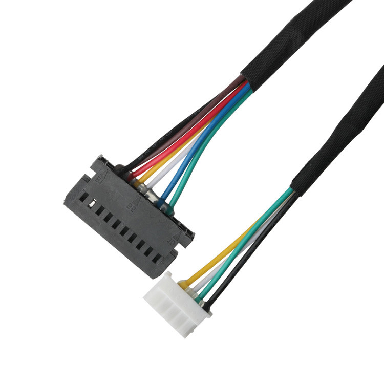 OEM/ODM LVDS kabel van LHE PHSD 30P pitch 2.0mm tot A2545 20P pitch 2.54mm, draad UL1007 24AWG, kleur per pin-out