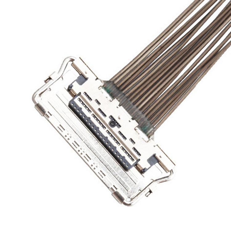 0.4mm Pitch LVDS EDP kabel 20679-20p Micro Coaxial lvds display connector