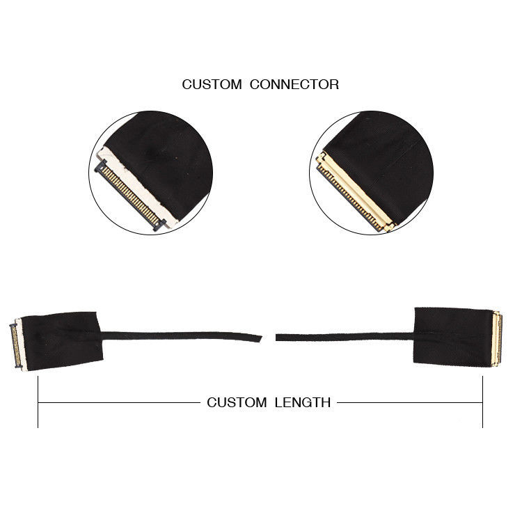 30 pin 0,5 mm pitch LVDS EDP kabel 20453-230t-03 tot Kel Usl20-30s