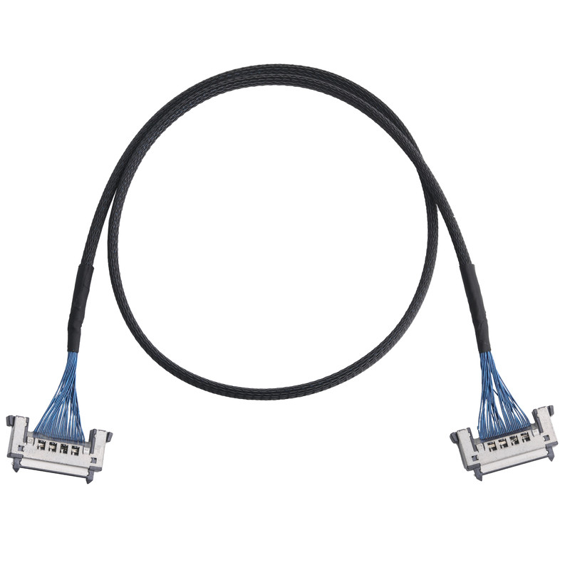JAE FI-RE31CL aan de Kabel van FI RE31CL LCD Lvds paste kabelassemblage 0.3mm de uitrusting van de hoogte aan molex draad
