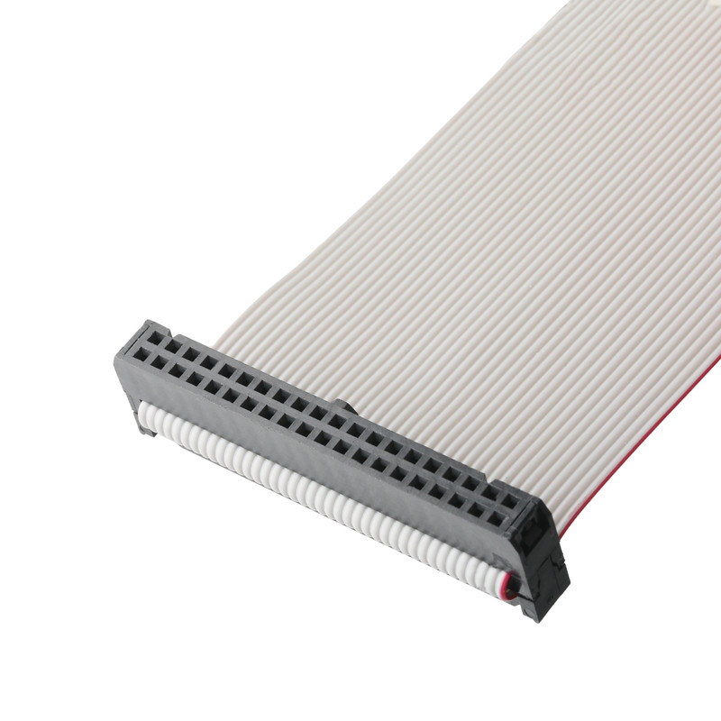 IDC FC-2*20P 40Pin 2.54mm pitch Zwart PBT+G/F UL2651 28AWG Idc Flat Ribbon Cable 1.27mm Pitch OEM/ODM