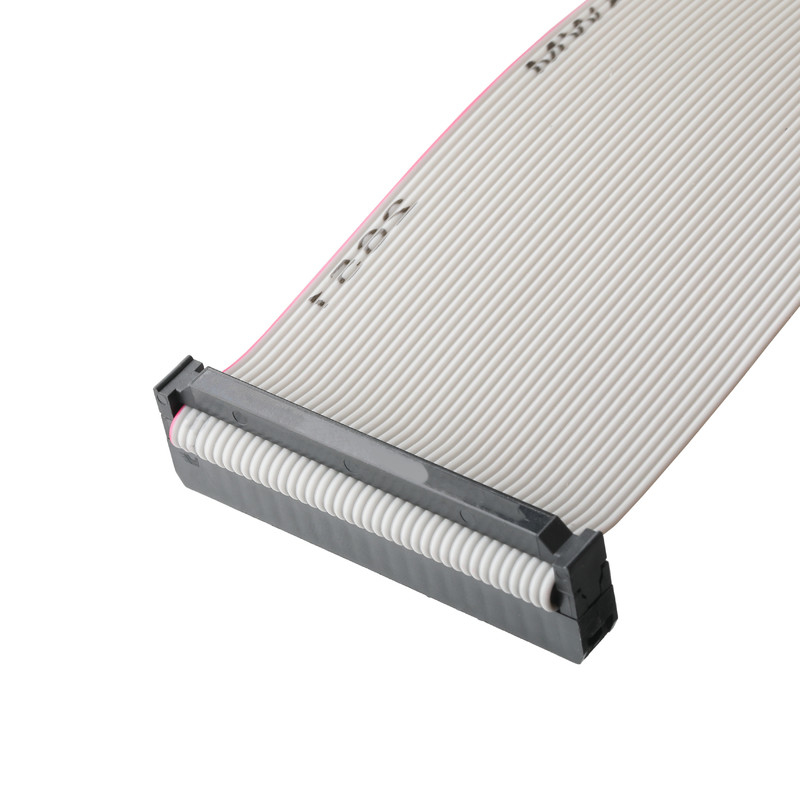 IDC FC-2*20P 40Pin 2.54mm pitch Zwart PBT+G/F UL2651 28AWG Idc Flat Ribbon Cable 1.27mm Pitch OEM/ODM