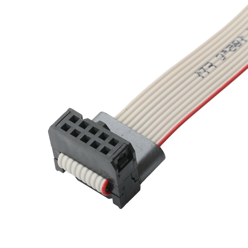 IDC FC-10Pin 2.54mm pitch UL2651 28AWG*10P Idc Flat Ribbon Cable 1.27mm Pitch 10 Pin Voor elektronische OEM/ODM