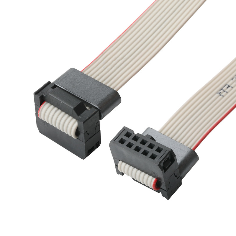 IDC FC-10Pin 2.54mm pitch UL2651 28AWG*10P Idc Flat Ribbon Cable 1.27mm Pitch 10 Pin Voor elektronische OEM/ODM