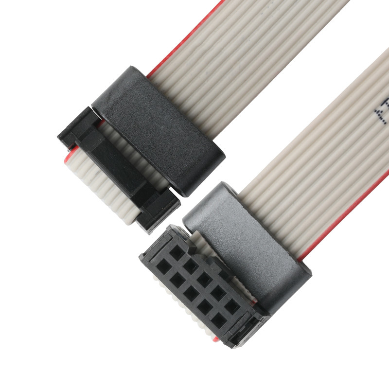 IDC FC-10Pin 2.54mm pitch UL2651 28AWG*10P Idc Flat Ribbon Cable 1.27mm Pitch 10 Pin Voor elektronische OEM/ODM