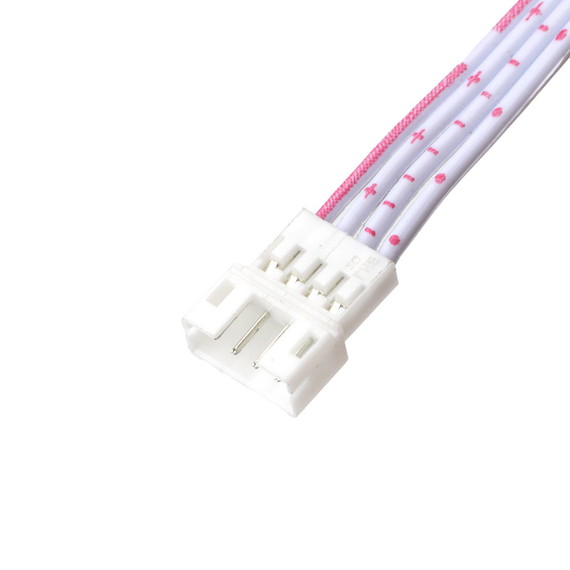 LHE-aansluiting met 4 pinnen, mannelijk tot vrouwelijk, met een platte, flexibele lintkabel, voor elektronische audioprojecten