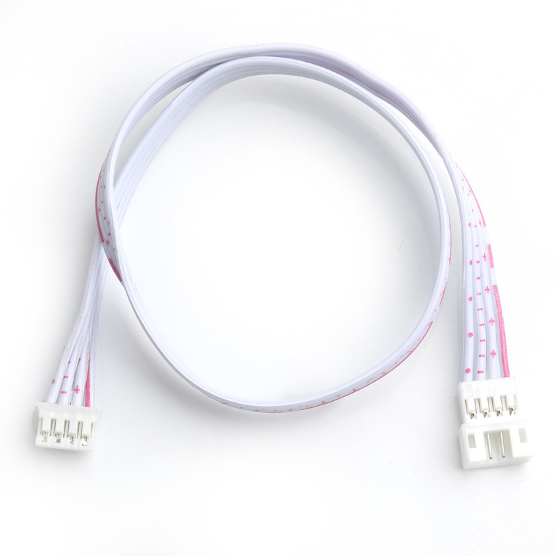 LHE-aansluiting met 4 pinnen, mannelijk tot vrouwelijk, met een platte, flexibele lintkabel, voor elektronische audioprojecten