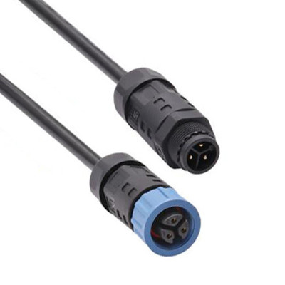M15 Industrial 2, 3 Pin Circular Connector met soldeerconstructie en waterdichtheid IP67