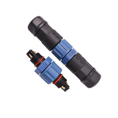 M15 Industrial 2, 3 Pin Circular Connector met soldeerconstructie en waterdichtheid IP67