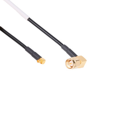 Ra MMCX Mannelijke Stop aan ASSEMBLAGE van de de Stoprf COAXIALE KABEL van Ra SMA de Mannelijke met HeatShrink