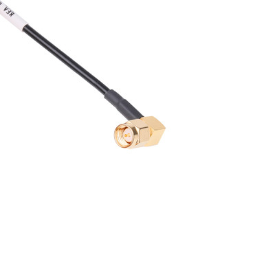 Ra MMCX Mannelijke Stop aan ASSEMBLAGE van de de Stoprf COAXIALE KABEL van Ra SMA de Mannelijke met HeatShrink