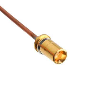 SR047 Semi-stijve RF coaxiale connectoren VITA 67 SMPM rechte stekker naar SMA mannelijke rechte stekker