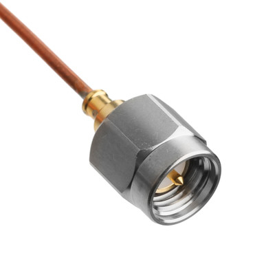 SR047 Semi-stijve RF coaxiale connectoren VITA 67 SMPM rechte stekker naar SMA mannelijke rechte stekker