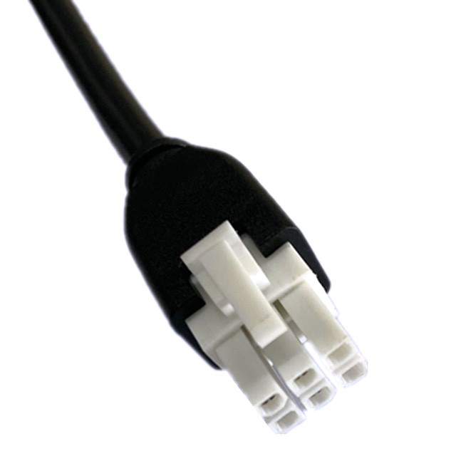 Op maat gemaakte pitch 2 3 4 5 6 Pin Molex 5557 6pin 4.2mm Pitch Jacket Cable UL2464 20AWG*6C OD6.4mm Zwart