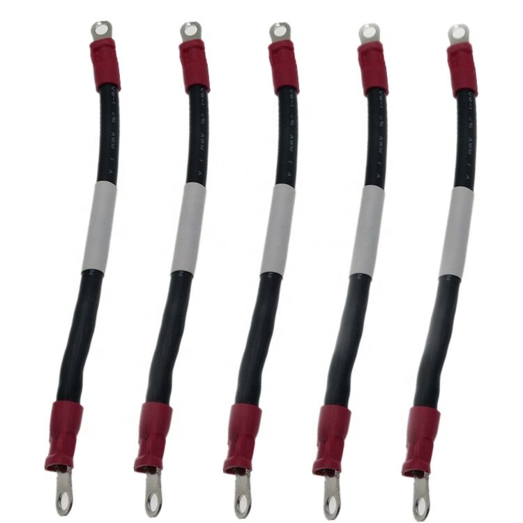 600V geïsoleerde Bimetal Lug Crimping Terminal M5 Connector met aanpasbare lengte voor elektronische toepassingen