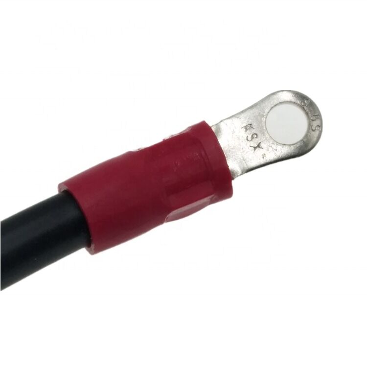 600V geïsoleerde Bimetal Lug Crimping Terminal M5 Connector met aanpasbare lengte voor elektronische toepassingen