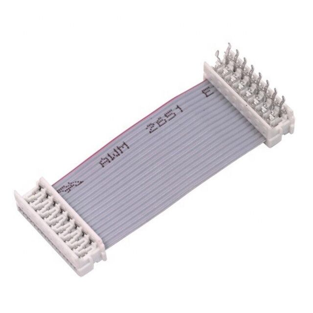 OEM ODM RS232 15Pin D-Sub verguld connector Flat Ribbon Cable Assembly met aanpasbare lengte