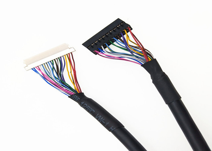 2*10 speldlcd Lvds de Terminal van de de Speldgolfplaat van Kabel df19g-jaren '20-1C 20 aan Dupont 2mm Hoogte 2 Rijen