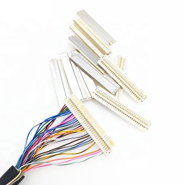 Warm verkrijgen 1.25mm Pitch HRS DF13 40pin EDP kabel tot 1mm Pitch JAE FI-X30 30pin LCD LVDS kabel assemblage