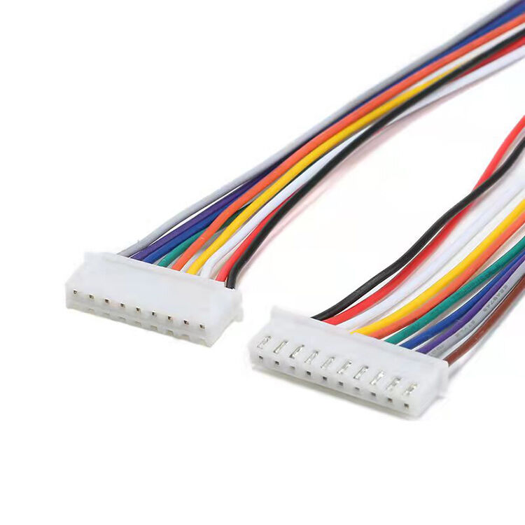 JST Bedrading 2 Pin 2P 4P 6P 8P 12P Rechte hoek Pin Connector Harness Assembly XH SH Flat Ribbon Jumper Harness