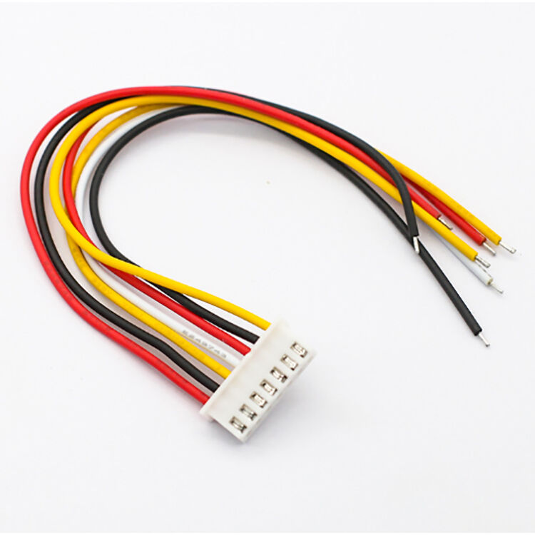 JST Bedrading 2 Pin 2P 4P 6P 8P 12P Rechte hoek Pin Connector Harness Assembly XH SH Flat Ribbon Jumper Harness