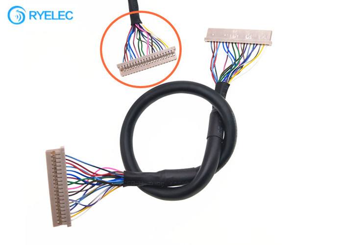 Df14 aan Laptop van Df14 Coaxia de Kabel 20p van Lvds aan 20 Speld  voor Vliegtuigen Met afstandsbediening