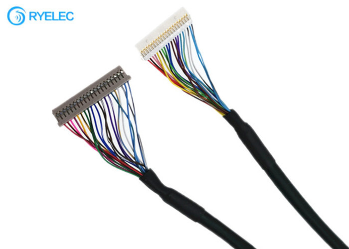 20pin 1.0mm Hoogte DF14 aan de Schakelaarlvds Kabel van DF19  voor het Ontdoen van van Machine met UL20276