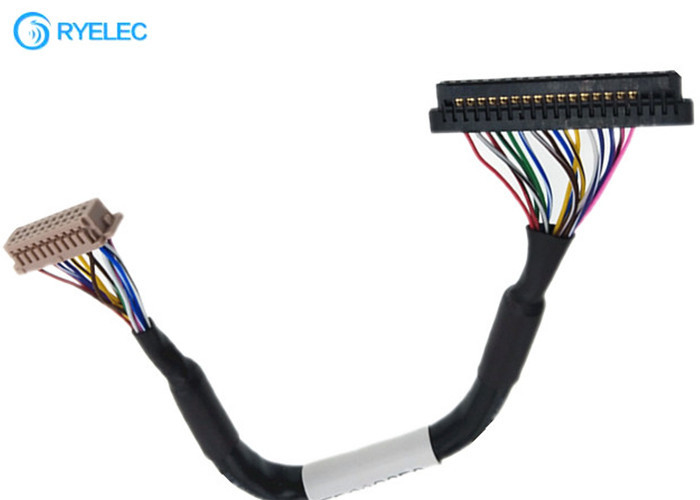 Verdraaide Paren 20pin JAE FI-S20S aan de Kabel van 20P u DF13-20DS-1.25C 1.25MM LVDS LCD voor Monitor