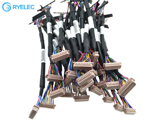 Verdraaide Paren 20pin JAE FI-S20S aan de Kabel van 20P u DF13-20DS-1.25C 1.25MM LVDS LCD voor Monitor