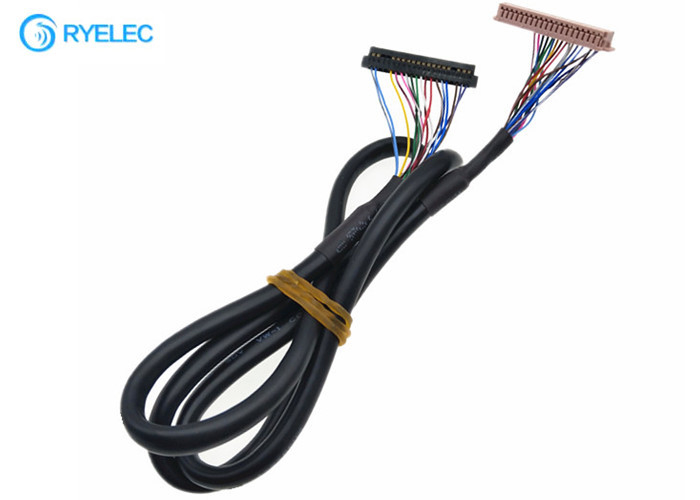 OEM ODM 40PIN  DF13-40DS-1.25C aan 20PIN JAE FI-S20S met de Kabel van Jasjelvds voor Digitaal