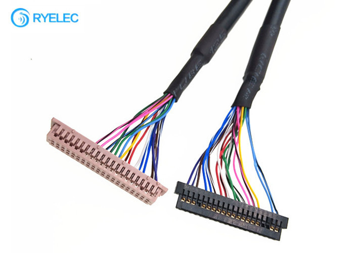 OEM ODM 40PIN  DF13-40DS-1.25C aan 20PIN JAE FI-S20S met de Kabel van Jasjelvds voor Digitaal